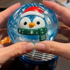 Christmas Glitter Dumpling Squishy in a Mini Steamer Tin