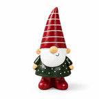 Christmas Gonk Figurine with Red and White Striped Hat