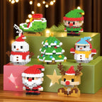 Christmas Mini Building Block Figures – Santa, Elf, Reindeer and More
