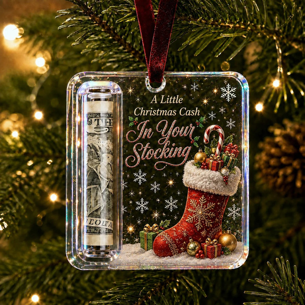 Christmas Money Holder Ornament – Hang a Cash Gift on the Tree