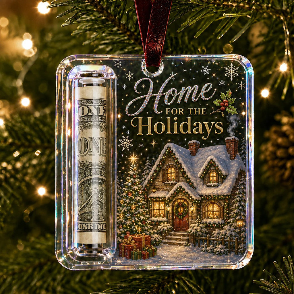 Christmas Money Holder Ornament – Hang a Cash Gift on the Tree