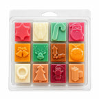 Christmas Wax Melts Gift Set – 12 Festive Scents in One Clamshell
