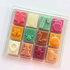Christmas Wax Melts Gift Set – 12 Festive Scents in One Clamshell