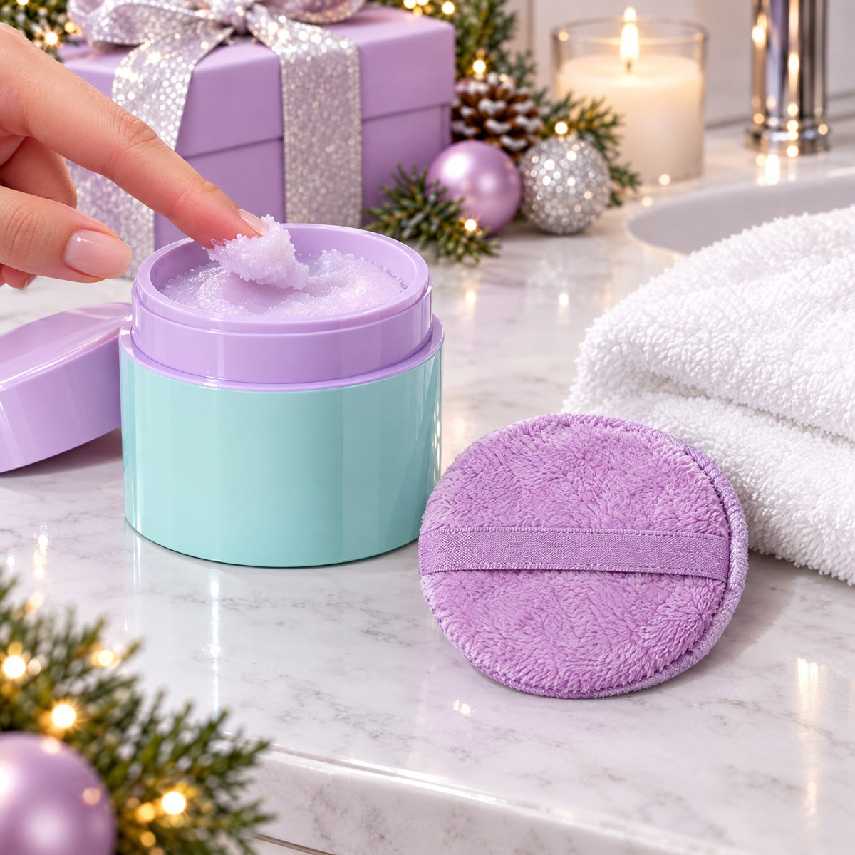 A balm that melts into makeup