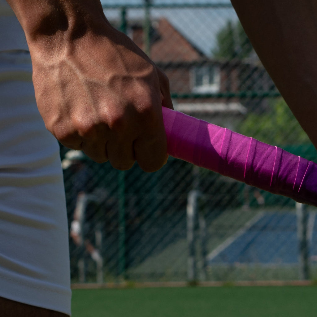 Colourful Tennis Racket Overgrips 3-Pack with Vibration Dampeners