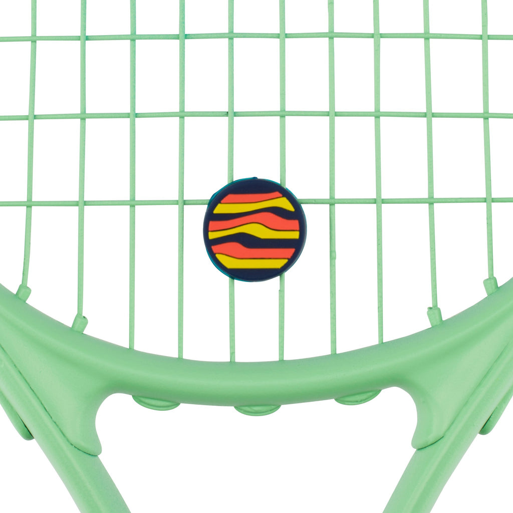 Colourful Tennis Racket Overgrips 3-Pack with Vibration Dampeners