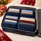 Compression Packing Cubes Set of 4 – Travel Suitcase Organiser Gift