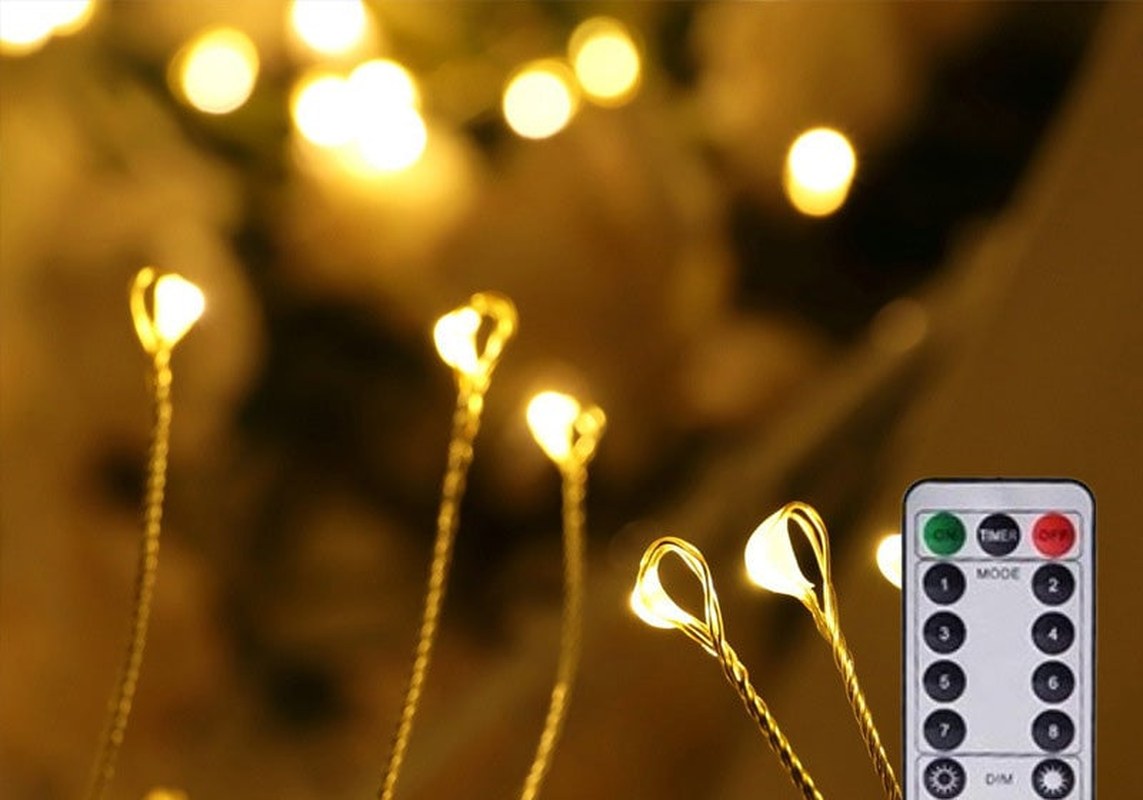 8 lighting effects at the touch of a button