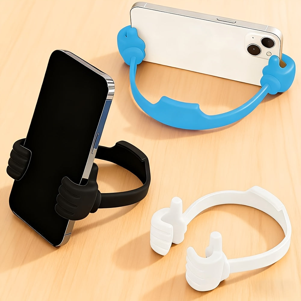 Thumbs-Up Flexible Phone Holder, Fun Desk Gadget Gift