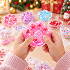 DIY Cat Paw Squishy Making Kit with Beads and Sequins