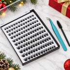DIY Clip-On Lash Cluster Starter Kit with Bond, Seal and Tweezers