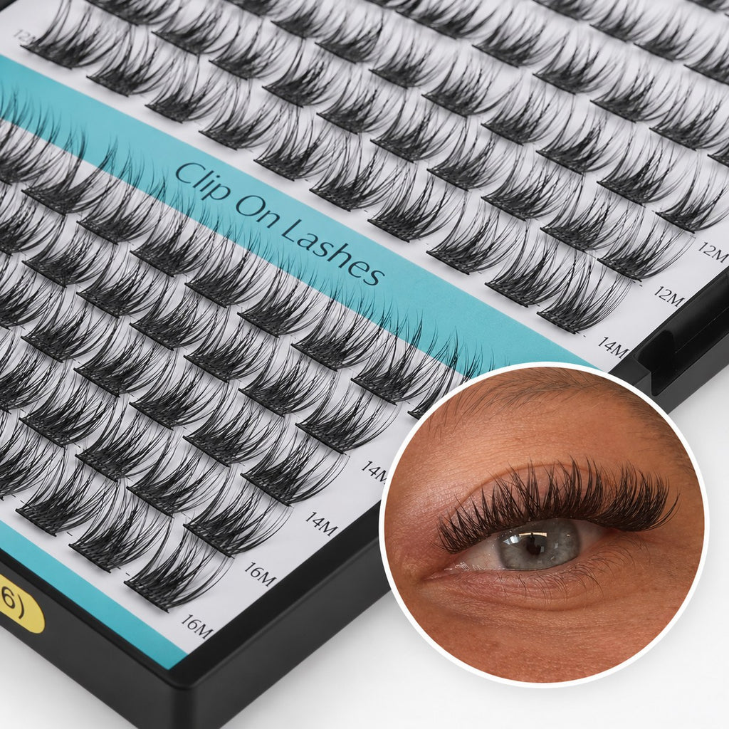 DIY Clip-On Lash Cluster Starter Kit with Bond, Seal and Tweezers
