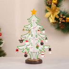 DIY Wooden Tabletop Christmas Tree – Slot Together & Decorate Kit