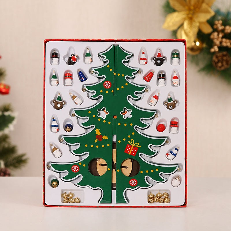 DIY Wooden Tabletop Christmas Tree – Slot Together & Decorate Kit