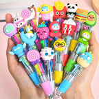 Mini 4-Colour Pens Pack of 30 – Cute Character Toppers