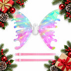 electric fluttering fairy wings for kids light up wings with music — Christmas stocking filler gift