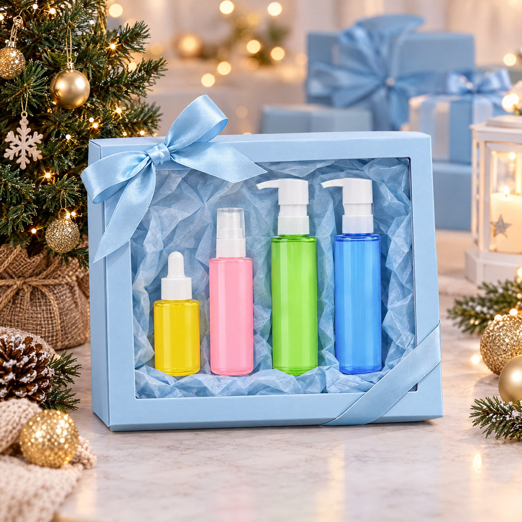 Essential Skincare Mini Gift Set, 4-Step Cleanse, Tone and Hydrate