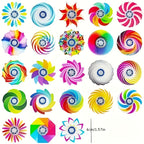 Mini Rainbow Fidget Spinners – Party Pack of 6, 14 or 26