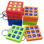 Mini Tic Tac Toe Keyring Games – Pack of 12 Pocket Games
