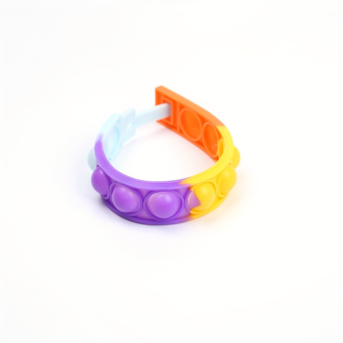 18 Push Bubble Fidget Bracelets, Adjustable Silicone Party Pack