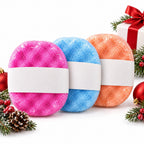 Festive Exfoliating Soap-Filled Sponge – Shower Gift in Christmas Scents