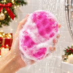 Festive Exfoliating Soap-Filled Sponge – Shower Gift in Christmas Scents