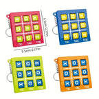 Mini Tic Tac Toe Keyring Games – Pack of 12 Pocket Games