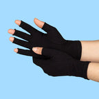Fingerless Compression Gloves – Soft Cotton Stretch for Tired, Achy Hands