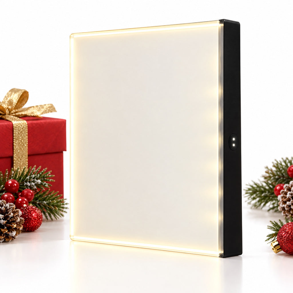 Flat Panel LED Book Light – Lights the Whole Page for Reading in Bed
