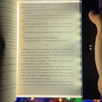 Flat Panel LED Book Light – Lights the Whole Page for Reading in Bed