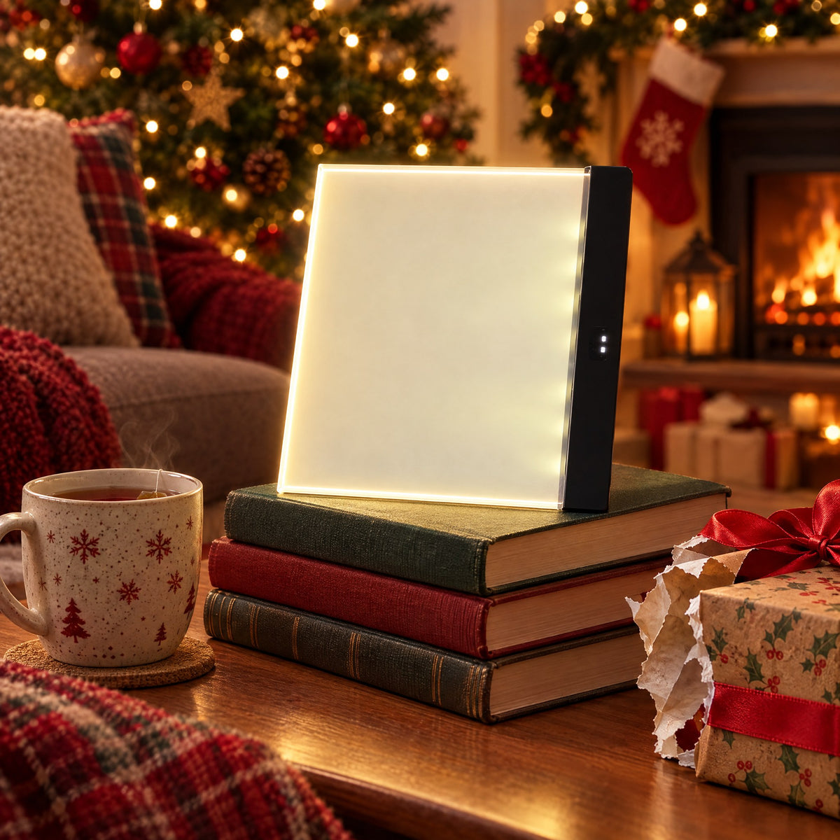 Flat Panel LED Book Light – Lights the Whole Page for Reading in Bed