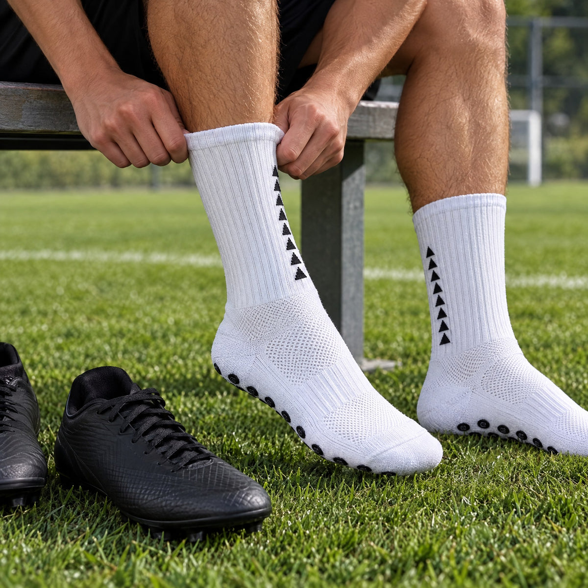 Football Grip Socks – Mid-Calf Non-Slip Socks for Players