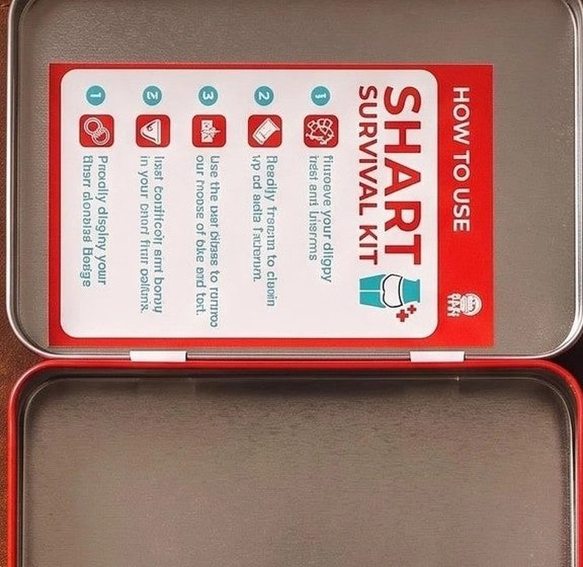 Funny Emergency Survival Kit Gift Tin – Cheeky Gag Gift for Adults