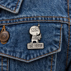 Funny I Hate Everyone Enamel Pin, a Grumpy Secret Santa Gift