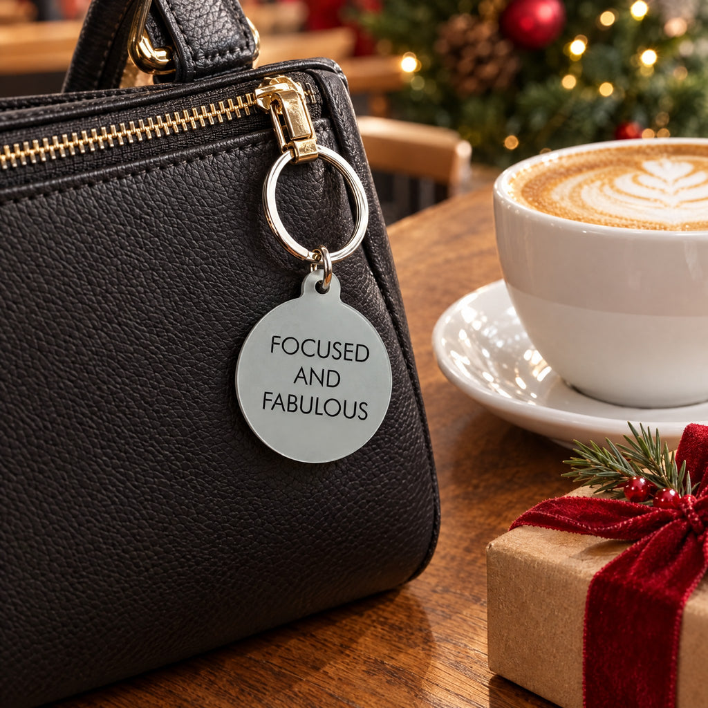 Funny Slogan Acrylic Keyring Tag, a Cheeky Stocking Filler