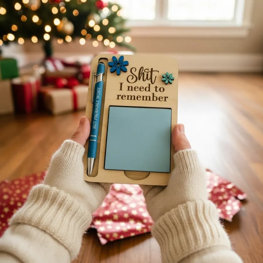 Notes and pen, all in one place