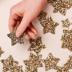 Glitter Star Wall Stickers for Kids' Bedrooms, Pack of 22 Stars