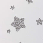 Glitter Star Wall Stickers for Kids' Bedrooms, Pack of 22 Stars