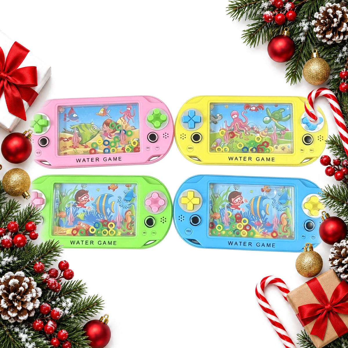 handheld water ring toss game retro pocket toy for kids — Christmas stocking filler gift