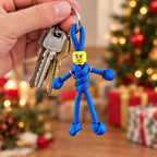 Handmade Paracord Buddy Keyring for Builders, Nurses, Chefs & Firefighters