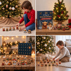Highland Cow Advent Calendar with 24 Mini Collectible Figures