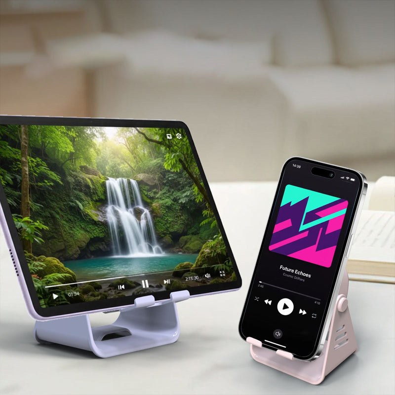 Induction Speaker Phone Stand – Louder Sound With No Bluetooth