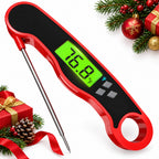 Instant-Read Digital Meat Thermometer – Foldable Probe & Backlight