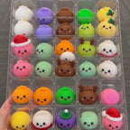 Kawaii Dumpling Squishy Advent Calendar, 24 Christmas Surprises