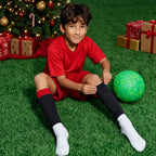 Kids' Football Shin Pad Sleeves with Built-In Padding