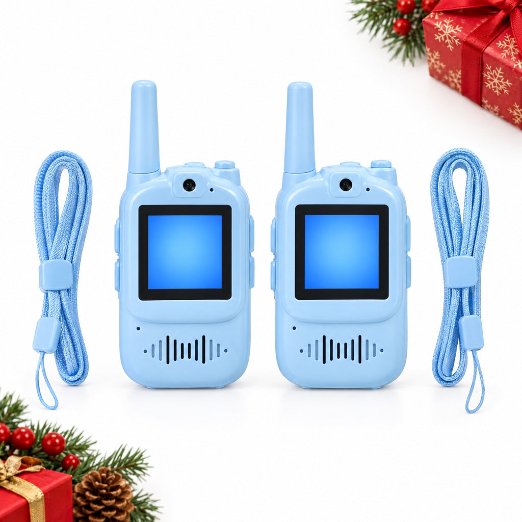 Kids Video Walkie-Talkies 2-Pack with Camera and Screen