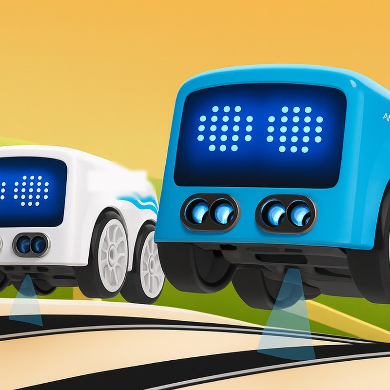 Line-Following Mini Robot Car – Follows the Track You Draw