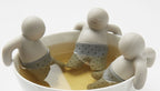 Little Man Silicone Tea Infusers, Set of 4 Loose-Leaf Tea Steepers