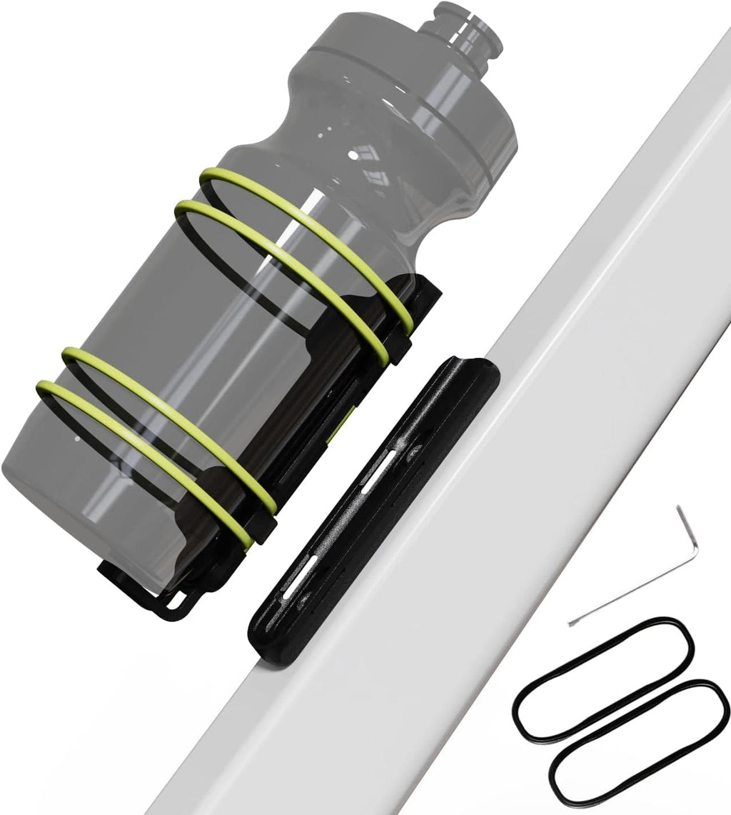 Magnetic Quick-Release Bike Bottle Holder, One-Hand Click-On