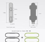 Magnetic Quick-Release Bike Bottle Holder, One-Hand Click-On